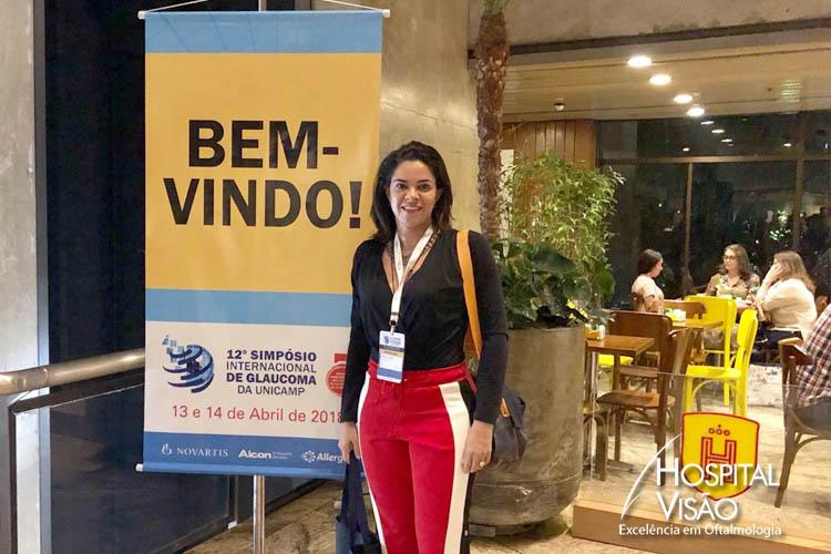 Participação da Dra Marielle Medeiros no 12º Simpósio Internacional de Glaucoma da Unicamp